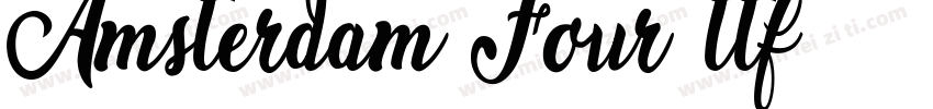 Amsterdam Four_ttf字体转换